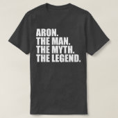 AronAron Naam Aron voornaam T-shirt (Design voorkant)