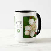 Aronia melanocarpa, zwarte chokeberry mok (Voorkant rechts)