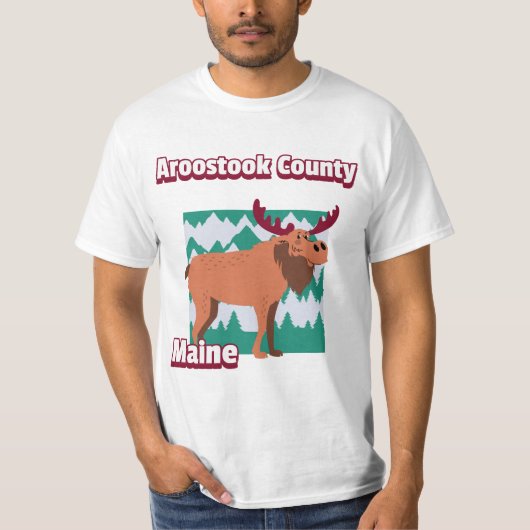 Aroostook County Maine T-shirt (Voorkant)