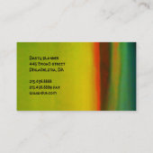ARORA BOREALIS Party Event Planner Designer Card Visitekaartje (Achterkant)