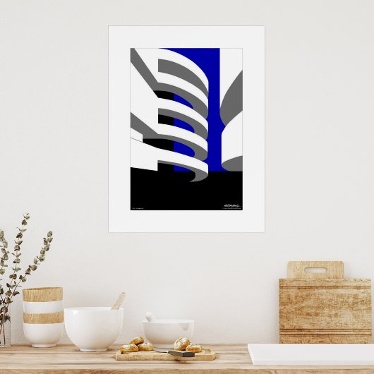 Aros Art Museum - passepartout Poster (Keuken)