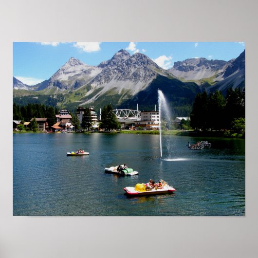 Arosa in Zwitserland Poster (Voorkant)