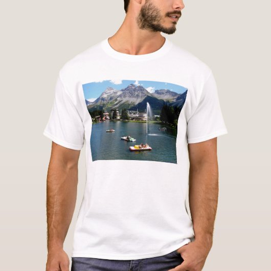 Arosa in Zwitserland T-shirt (Voorkant)