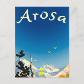 Arosa Mountains, Summer Field Briefkaart (Voorkant)