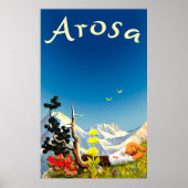 Arosa Mountains, Summer Field Poster (Voorkant)