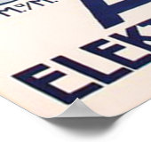 Arosa Mountains Zwitserland Travel Vintage Poster (Hoek)