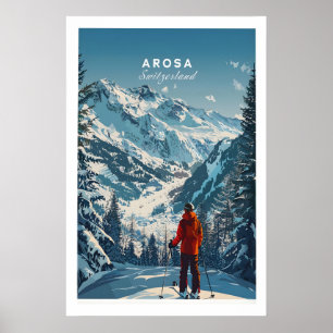 Arosa-reisposter - Zwitserland 1 Poster