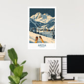 Arosa Ski Print - Zwitserland 1 (Thuiskantoor)