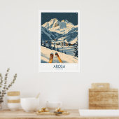 Arosa Ski Print - Zwitserland 1 (Keuken)