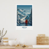 Arosa-wandkunstdruk Zwitserland 1 Poster (Keuken)
