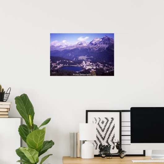 Arosa Zwitserland Poster (Thuiskantoor)