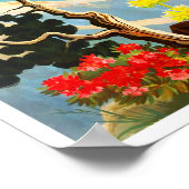 Arosa Zwitserland — Poster van het vintage-reisver (Hoek)