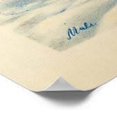 Arosa, Zwitserland, Ski Travel Poster (Hoek)