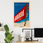 Arosa, Zwitserland, Ski Travel Poster (Thuiskantoor)