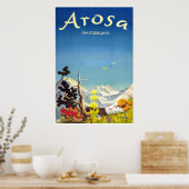 Arosa, Zwitserland, Ski Travel Poster (Keuken)