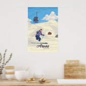 Arosa Zwitserland Skigebied Reisposter Poster (Keuken)