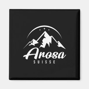 Arosa Zwitserland Skigebied Snowboarden Magneet