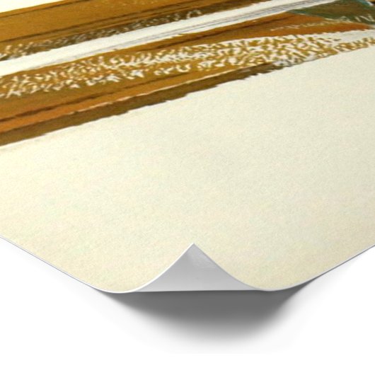 Arosa Zwitserland Vintage Travel Poster (Hoek)