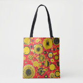 Around circle splats tote bag (Voorkant)