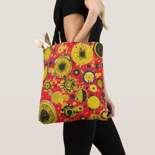 Around circle splats tote bag (Dichtbij)