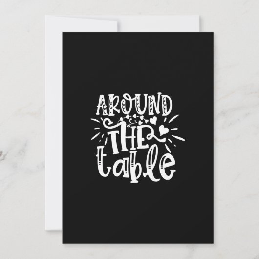 around the table kaart (Voorkant)