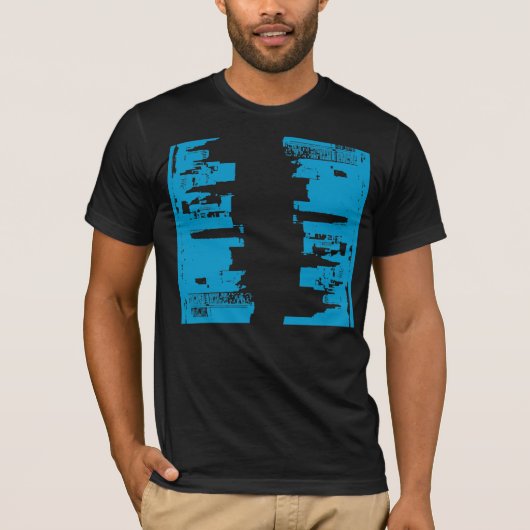 Around Upside Downtown Abstraction T-shirt (Voorkant)