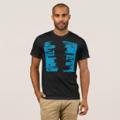 Around Upside Downtown Abstraction T-shirt (Voorkant volledig)