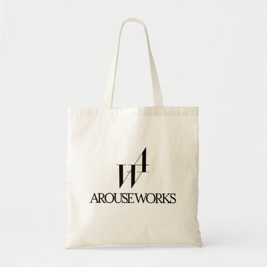 AROUSE WORKSロゴ TOTE BAG (Voorkant)