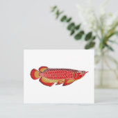 arowana briefkaart (Staand voorkant)