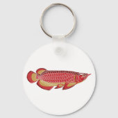 Arowana Button Sleutelhanger (Voorkant)