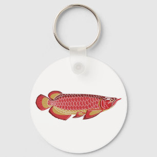 Arowana Button Sleutelhanger