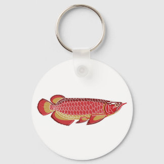 Arowana Button Sleutelhanger