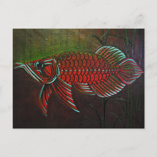 Arowana Post-kaart Briefkaart (Voorkant)