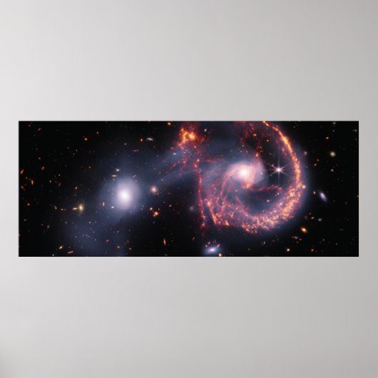 ARP 107 (NIRCam en MIRI Afbeelding) Poster (Voorkant)