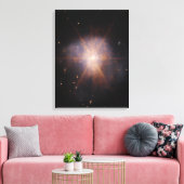 ARP 220 licht de nachtelijke hemel op Canvas Afdruk (Insitu (Woonkamer))