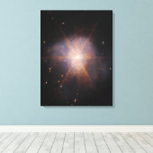 ARP 220 licht de nachtelijke hemel op Canvas Afdruk (Insitu (Houten vloer))