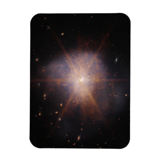 ARP 220 licht de nachtelijke hemel op Magneet (Verticaal)