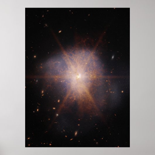 ARP 220 licht de nachtelijke hemel op Poster (Voorkant)