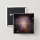 ARP 220 licht de nachtelijke hemel op Vierkante Button 5,1 Cm (Voorkant /achterkant)