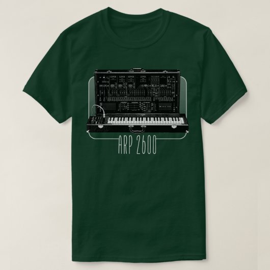 ARP 2600 Retro Synthesizer Lover Design T-shirt (Design voorkant)