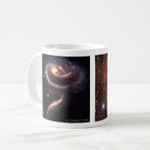 ARP 273 Galactisch Roos met Mok van Horsehead Nebu (Voorkant links)