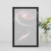 Arp 273 Galaxy Paar (Hubble Telescope) Briefpapier (Staand voorkant)
