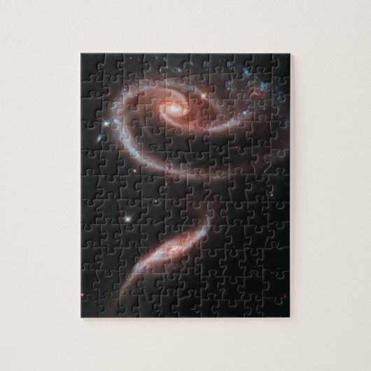 Arp 273 Galaxy Paar (Hubble Telescope) Legpuzzel (Verticaal)
