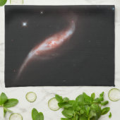 Arp 273 Galaxy Paar (Hubble Telescope) Theedoek (Gevouwen)