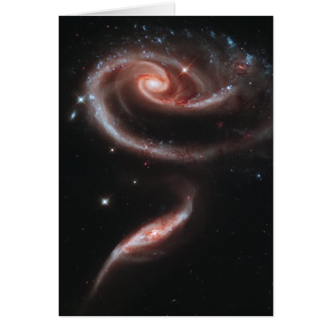 Arp 273 Interactieve galaxies (Hubble Telescope) (Voorkant)