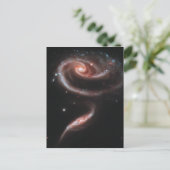 Arp 273 Interactieve galaxies (Hubble Telescope) Briefkaart (Staand voorkant)