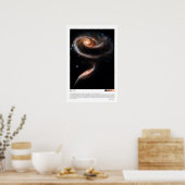 Arp 273 Interactieve galaxies (Hubble Telescope) Poster (Keuken)