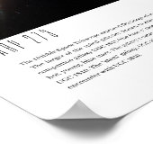 Arp 273 Interactieve galaxies (Hubble Telescope) Poster (Hoek)