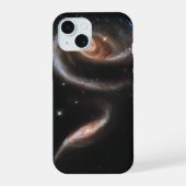 ARP 273 Interagerende sterrenstelsels in Andromeda iPhone 15 Case (Achterkant)