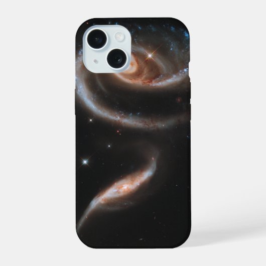 ARP 273 Interagerende sterrenstelsels in Andromeda iPhone 15 Case (Achterkant)